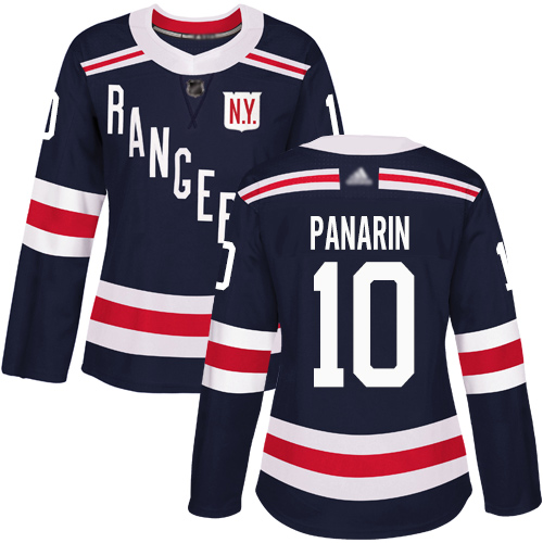 Adidas Rangers #10 Artemi Panarin Navy Blue Authentic 2018 Winter Classic Women's Stitched NHL Jersey